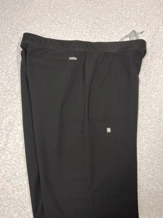 Figs Technical Collection Womens Cargo Scrub Pants Style T2001 Black XXL Medical - Picture 6 of 10